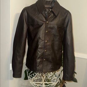 Frye Genuine Leather Jacket NWT